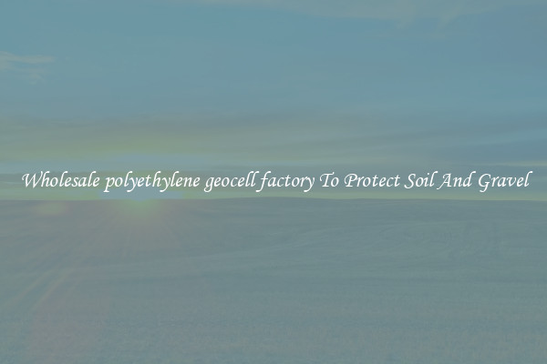 Wholesale polyethylene geocell factory To Protect Soil And Gravel