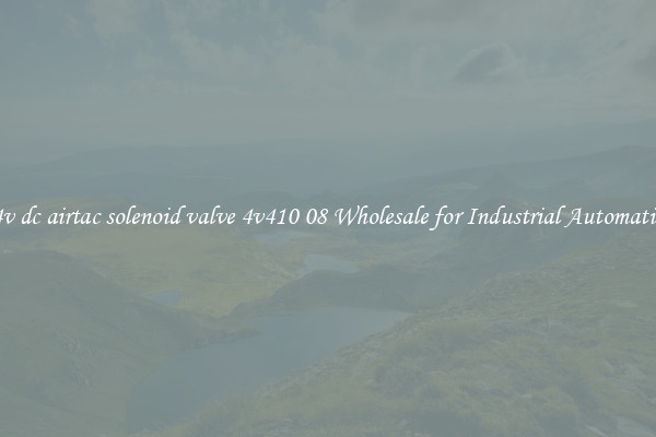  24v dc airtac solenoid valve 4v410 08 Wholesale for Industrial Automation 
