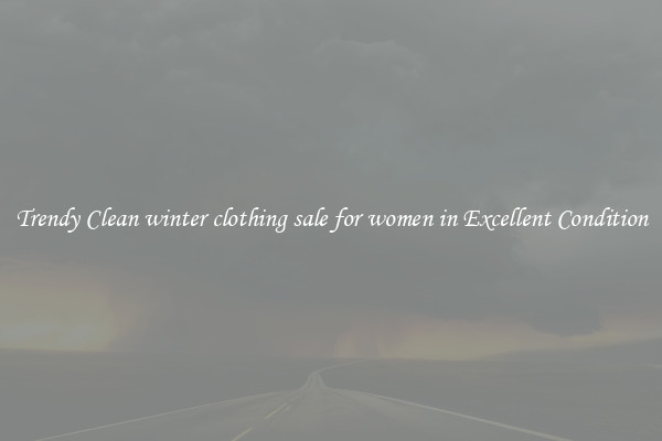 Trendy Clean winter clothing sale for women in Excellent Condition
