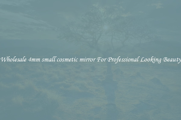 Wholesale 4mm small cosmetic mirror For Professional Looking Beauty